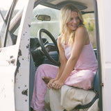 Fancy Fleece Lined Sweatpants - Pink Camo