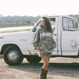 Fancy Oversized Fleece Mockneck - Camo (PREORDER)