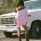 Fancy Oversized Fleece Mockneck - Pink Camo (PREORDER)