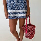 Taylor Babydoll Mini Dress - Indigo
