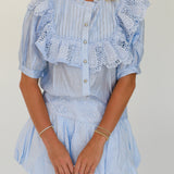 Tilly Lace Skirt Set - Lt Blue