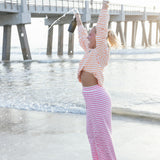 Fancy Striped Buttoned Long Sleeve