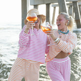 Fancy Striped Buttoned Long Sleeve