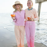 Fancy Striped Buttoned Long Sleeve