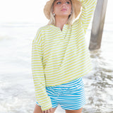 Fancy Striped Buttoned Long Sleeve