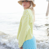Fancy Striped Buttoned Long Sleeve