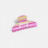 Claw Clip - Guava Stripe