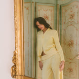 Double-Zip Knit Jacket - Daffodil