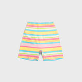 Fancy Flexion Shorts - South Beach Stripe