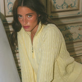 Double-Zip Knit Jacket - Daffodil