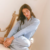 Double-Zip Knit Jacket - Bluebell