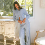 Double-Zip Knit Jacket - Bluebell