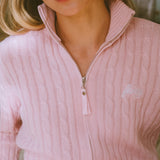 Double-Zip Knit Jacket - Tulip