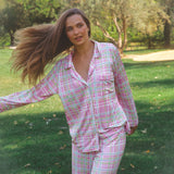 Pajama Set - Garden Multi Plaid