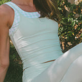 (1.5-2 WEEK DELIVERY) ComfortForm Double Layer Tank - Robin Gingham