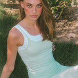 (1.5-2 WEEK DELIVERY) ComfortForm Double Layer Tank - Robin Gingham