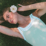 (1.5-2 WEEK DELIVERY) ComfortForm Double Layer Tank - Robin Gingham