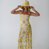 Jenny Geo Maxi Dress - Geo Scarf