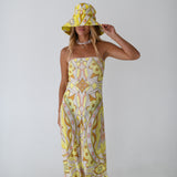 Jenny Geo Maxi Dress - Geo Scarf