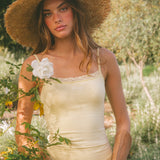 ComfortForm Lace Tank - Daffodil