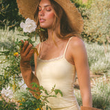 ComfortForm Lace Tank - Daffodil