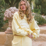 Oversized Terry Varisty Mockneck - Daffodil