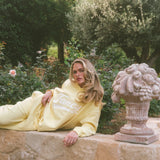 Oversized Terry Varisty Mockneck - Daffodil