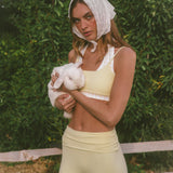 ComfortForm Halter Bra - Daffodil Gingham