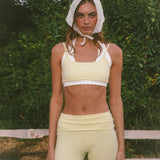 ComfortForm Halter Bra - Daffodil Gingham