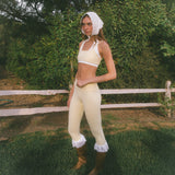 ComfortForm Halter Bra - Daffodil Gingham
