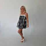 Brenda Babydoll Mini Dress - Navy