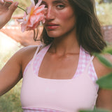 ComfortForm Halter Bra - Tulip Gingham
