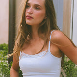 ComfortForm Lace Tank - Bluebell