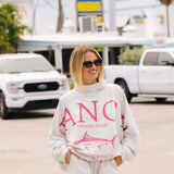 (PREORDER) Oversized Terry Rolled Neck - Fish Graphic