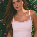 ComfortForm Lace Tank - Tulip