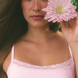 ComfortForm Lace Tank - Tulip