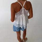 Emma Lace Cami- Off White