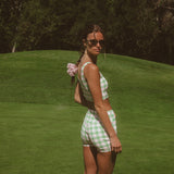 Fancy Flexion Shorts - Par Plaid