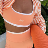 Fancy FitFlow Double Layered Athletic Bra - Spritz