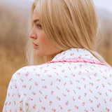 Ruffle Pajama Set - Pink Floral