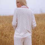 Ruffle Pajama Set - Pink Floral