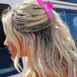 Claw Clip - Pink Polka Dot