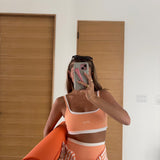 Fancy FitFlow Double Layered Athletic Bra - Spritz