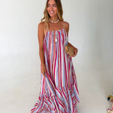 Sammy Striped Maxi Dress - Multi