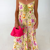 Maggie Floral Maxi Dress - Butter Multi