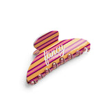 Claw Clip - Orange/Plum