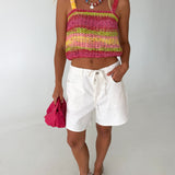 Sofie 4" Inseam Shorts - White