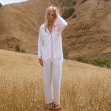 Ruffle Pajama Set - Pink Floral