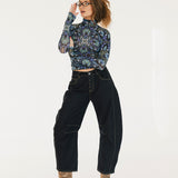 Tori Mesh Long Sleeve Top - Alpine