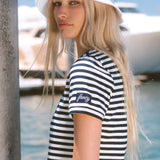 Striped Short Sleeve Top